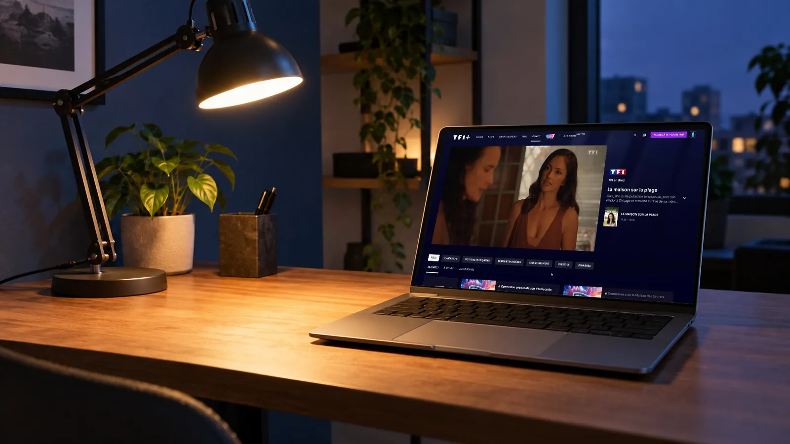 Regarder TF1 en direct sur ordinateur : page Direct de TF1+ avec TF1 en direct dans le lecteur