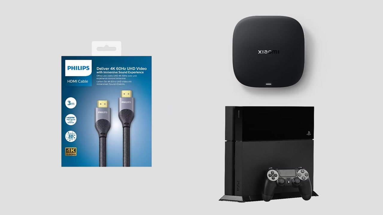 Câble HDMI 4K 60 Hz Premium High Speed, box TV et PlayStation 4