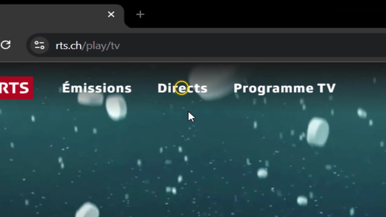 Menu de Play RTS avec l’entrée Directs entourée