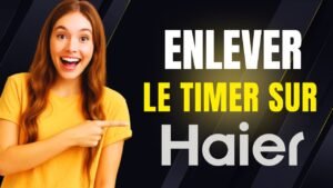 comment enlever le timer sur tv haier