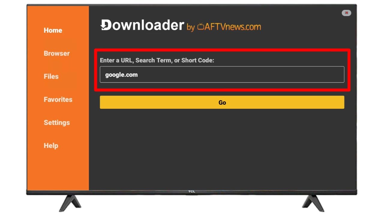 Recherchez « Google.com » dans l’application.